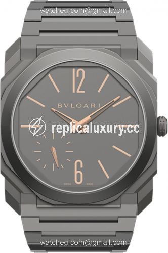 Bulgari Octo Finissimo Automatic Titanium / Grey / Bracelet 103137