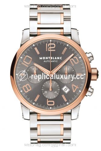 Montblanc Timewalker Chronograph Automatic Two Tone Red / Anthracite 107321