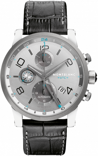 Montblanc TimeWalker Chrono Voyager UTC Titanium Bezel 107339