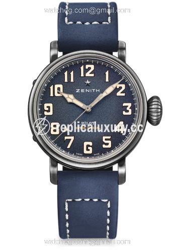 Zenith Pilot Type 20 Extra Special 40 Aged Stainless Steel / Blue 11.1940.679/53.C808
