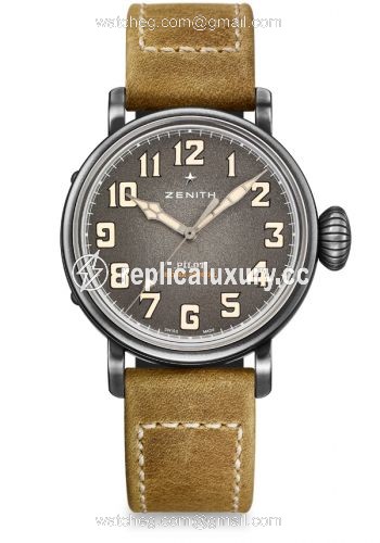 Zenith Pilot Type 20 Extra Special 40 Aged Stainless Steel / Grey 11.1940.679/91.C807