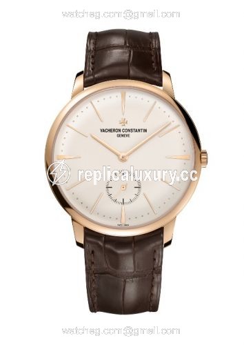 Vacheron Constantin Patrimony 42mm Pink Gold / Silver 1110U/000R-B085
