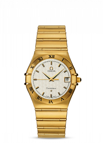 Omega Constellation Quartz 33.5 '95 Yellow Gold / Silver 1112.30.00