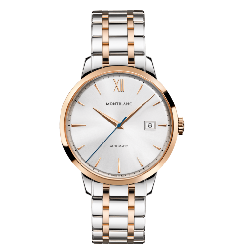 Montblanc Heritage Spirit Date Automatic 39mm Two Tone Bracelet 111625