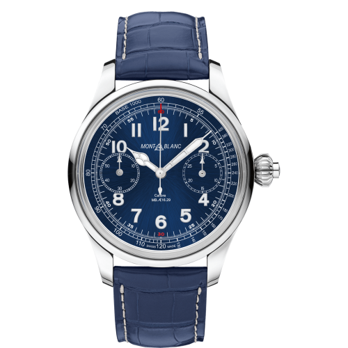 Montblanc 1858 Chronograph Tachymeter Limited Edition Stainless Steel 114086
