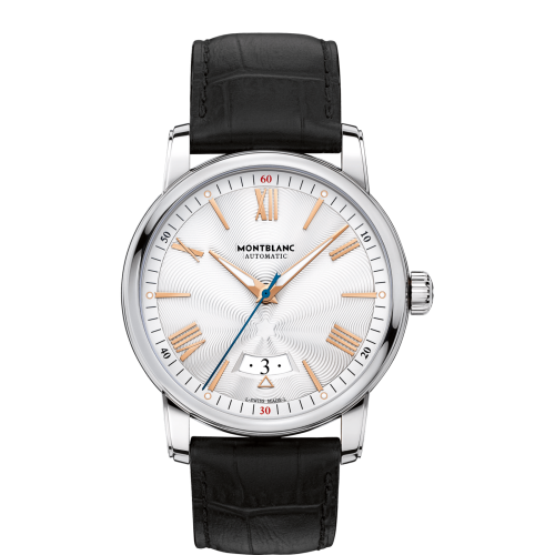 Montblanc 4810 Date Automatic Stainless Steel / Silver / Alligator 114841