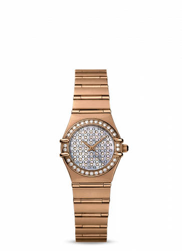 Omega Constellation Quartz 22.5 '95 Red Gold / Diamond / MOP 1156.77.00