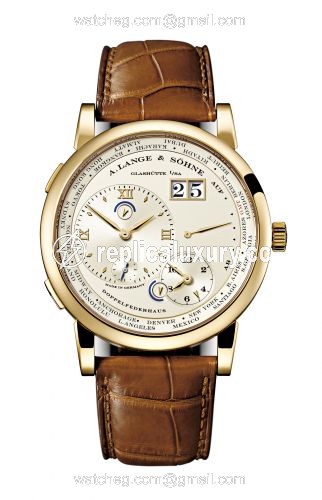 A. Lange & Sohne Lange 1 Timezone Yellow Gold 116.021