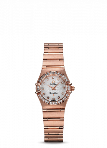Omega Constellation Quartz 22.5 '95 Red Gold / Diamond / MOP 1160.75.00