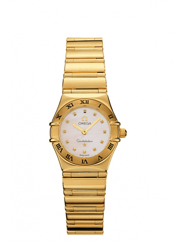 Omega Constellation Quartz 22.5 My Choice Yellow Gold / White 1161.71.00