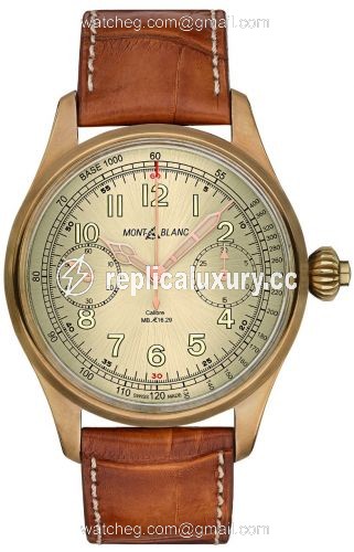 Montblanc 1858 Chronograph Tachymeter Bronze 116243