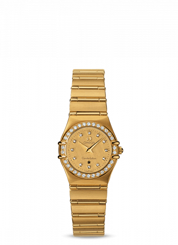 Omega Constellation Quartz 22.5 '95 Yellow Gold / Diamond / Champagne 1167.15.00