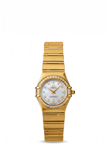 Omega Constellation Quartz 22.5 '95 Yellow Gold / Diamond / MOP 1167.75.00