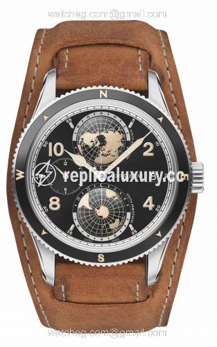 Montblanc 1858 Geosphere Stainless Steel / Black / Bund 117838