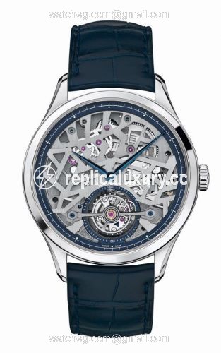 Montblanc Heritage Chronometrie Exo Tourbillon Slim White Gold / Openworked 118512