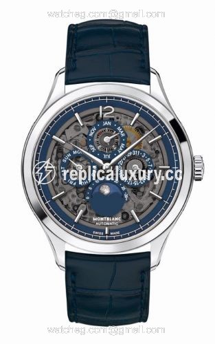 Montblanc Heritage Chronometrie Perpetual Calendar Stainless Steel / Sapphire 118513