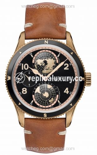 Montblanc 1858 Geosphere Limited Edition 1858 Bronze / Black / Calf 119347