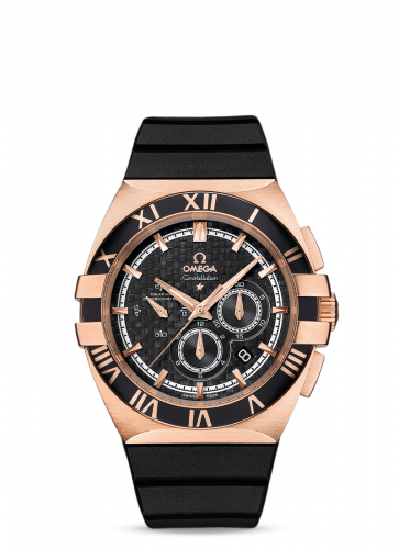 Omega Constellation Co-Axial 41 Chronograph Double Eagle Red Gold / Carbon / Rubber 121.62.41.50.01.001
