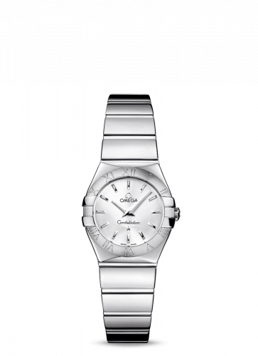 Omega Constellation Quartz 24 Polished Stainless Steel / Silver 123.10.24.60.02.002