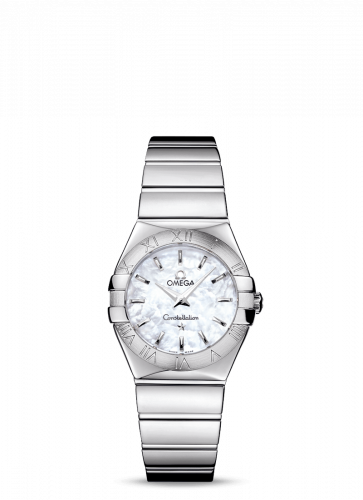 Omega Constellation Quartz 27 Polished Stainless Steel / MOP 123.10.27.60.05.002