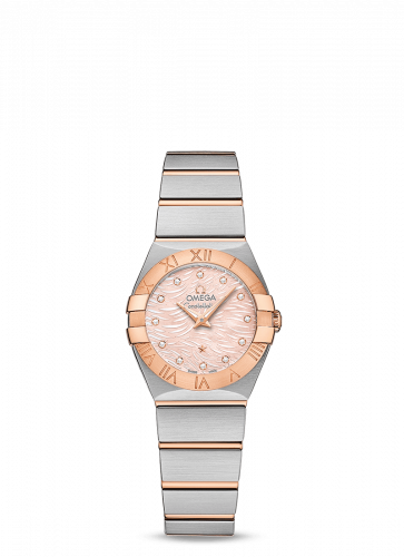 Omega Constellation Quartz 24 Stainless Steel / Red Gold / Pink MOP 123.20.24.60.57.003