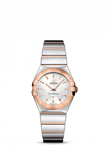 Omega Constellation Quartz 27 Polished Stainless Steel / Red Gold / Silver 123.20.27.60.02.003