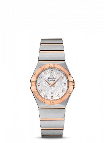 Omega Constellation Quartz 27 Stainless Steel / Red Gold / White MOP 123.20.27.60.55.007
