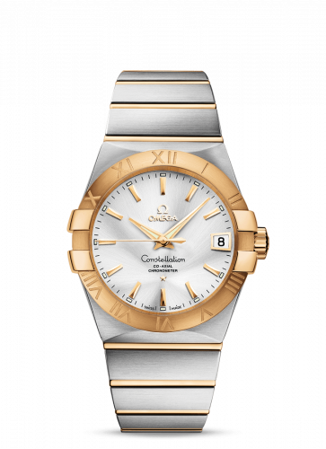 Omega Constellation Co-Axial 38 Stainless Steel / Yellow Gold / Silver 123.20.38.21.02.002