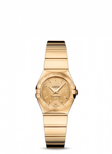 Omega Constellation Quartz 24 Polished Yellow Gold / Champagne 123.50.24.60.08.002