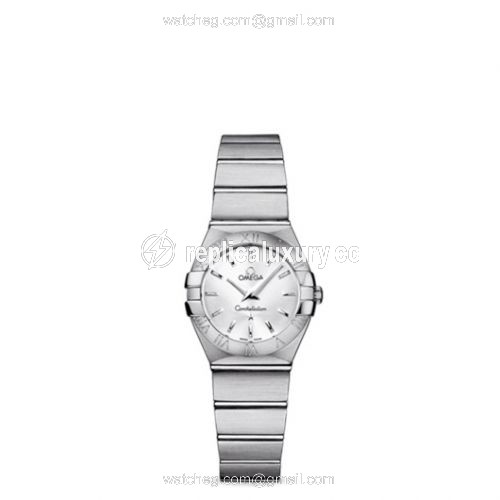 Omega Constellation Quartz 24 Brushed Stainless Steel / Silver 123.10.24.60.02.001