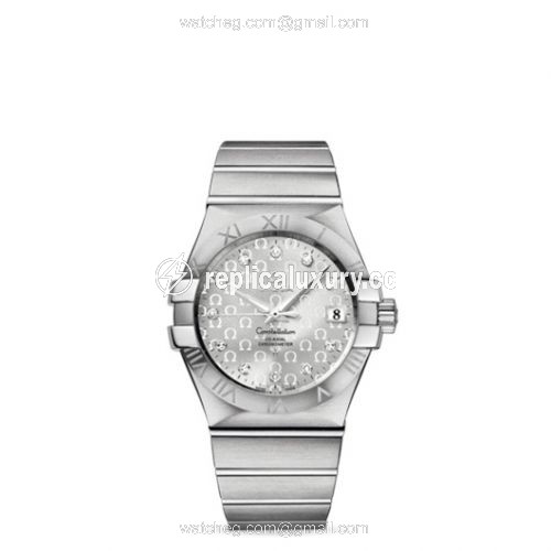 Omega Constellation Co-Axial 35 Stainless Steel / Silver Omega 123.10.35.20.52.002
