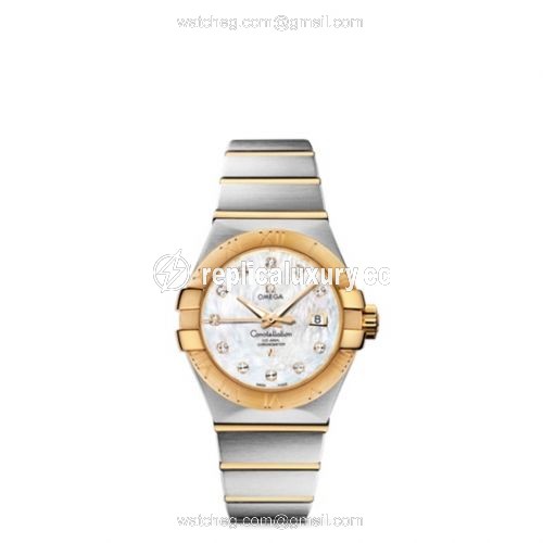Omega Constellation Co-Axial 31 Stainless Steel / Yellow Gold / MOP 123.20.31.20.55.002