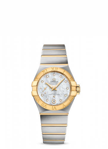 Omega Constellation Co?Axial Master Chronometer 27 Small Seconds Stainless Steel / Yellow Gold / MOP 127.20.27.20.55.002