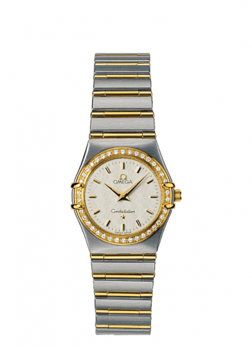 Omega Constellation Quartz 25.5 Stainless Steel / Yellow Gold / Diamond / Silver 1277.30.00