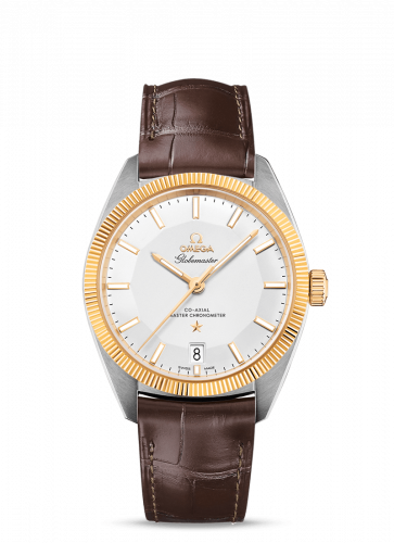 Omega Globemaster Stainless Steel / Yellow Gold / Silver / Alligator 130.23.39.21.02.001