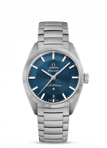 Omega Globemaster Stainless Steel / Blue / Bracelet 130.30.39.21.03.001