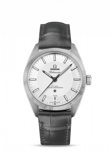 Omega Globemaster Stainless Steel / Silver / Leather 130.33.39.21.02.001