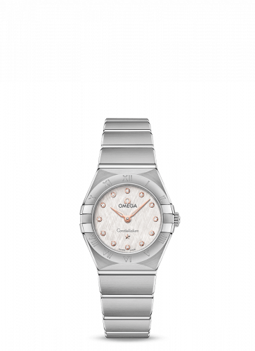 Omega Constellation Manhattan 25 Quartz Stainless Steel / Silver Silk 131.10.25.60.52.001
