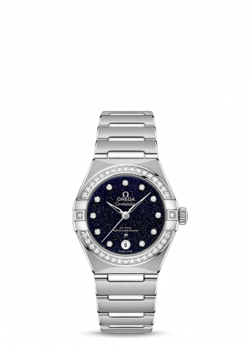 Omega Constellation Manhattan 29 Co-Axial Master Chronometer Stainless Steel / Aventurine / Diamond 131.15.29.20.53.001