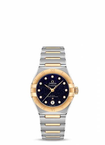 Omega Constellation Manhattan 29 Co-Axial Master Chronometer Stainless Steel / Yellow Gold / Aventurine 131.20.29.20.53.001