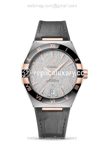 Omega Constellation Master Chronometer 41 Stainless Steel / Sedna Gold / Ceramic / Grey 131.23.41.21.06.001