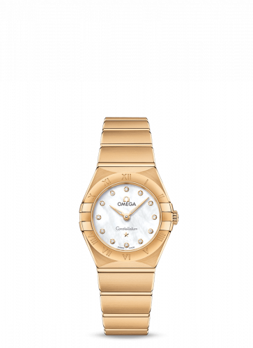 Omega Constellation Manhattan 25 Quartz Yellow Gold / MOP 131.50.25.60.55.002