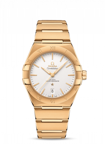 Omega Constellation Master Chronometer 39 Yellow Gold / Silver / Bracelet 131.50.39.20.02.002