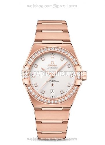 Omega Constellation Master Chronometer 39 Sedna - Diamond / Silver / Bracelet 131.55.39.20.52.001