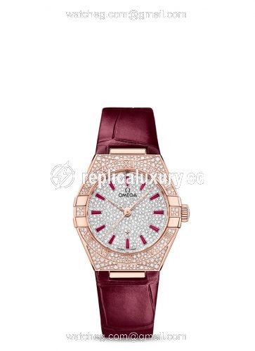 Omega Constellation Manhattan 29 Co-Axial Master Chronometer Sedna Gold / Snow 131.58.29.20.99.001