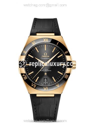Omega Constellation Master Chronometer 41 Yellow Gold / Ceramic / Black 131.63.41.21.01.001