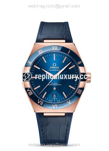 Omega Constellation Master Chronometer 41 Sedna Gold / Ceramic / Blue 131.63.41.21.03.001