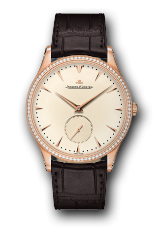 Jaeger-LeCoultre Master Ultra Thin Small Second Pink Gold Diamond 40 1352502