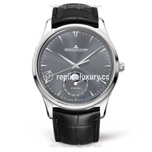Jaeger-LeCoultre Master Ultra Thin Moon White Gold / Grey / Alligator 1363540