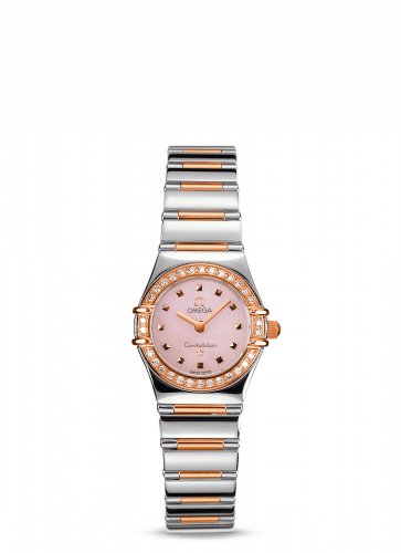 Omega Constellation Quartz 22.5 My Choice Stainless Steel / Red Gold / Diamond / Pink 1368.73.00